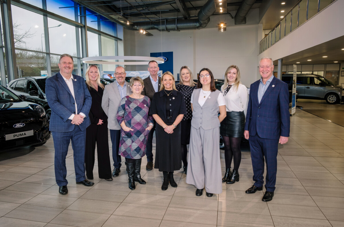 Hendy Foundation trustees (l-r): Kevin Fisher, Kayleigh Smith, Simon Palmer, Chris Dew, Tim Porter, Rebecca Hendy, Lucy Thornton, Claire Bradley, Ruby Barrett, Mike Weatherston