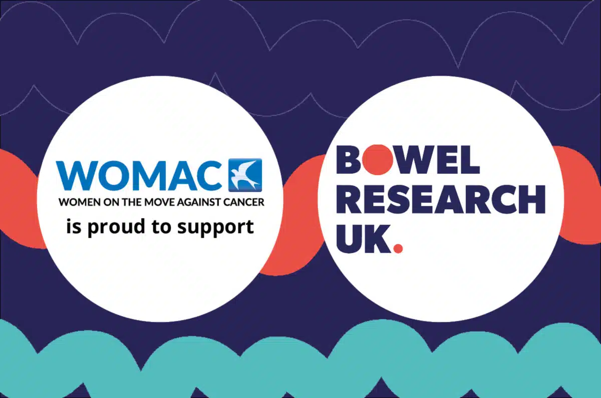 WOMAC and Bowel Research UK logos