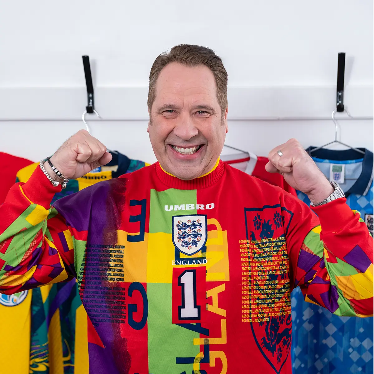 Football Shirt Friday backed by David Seaman