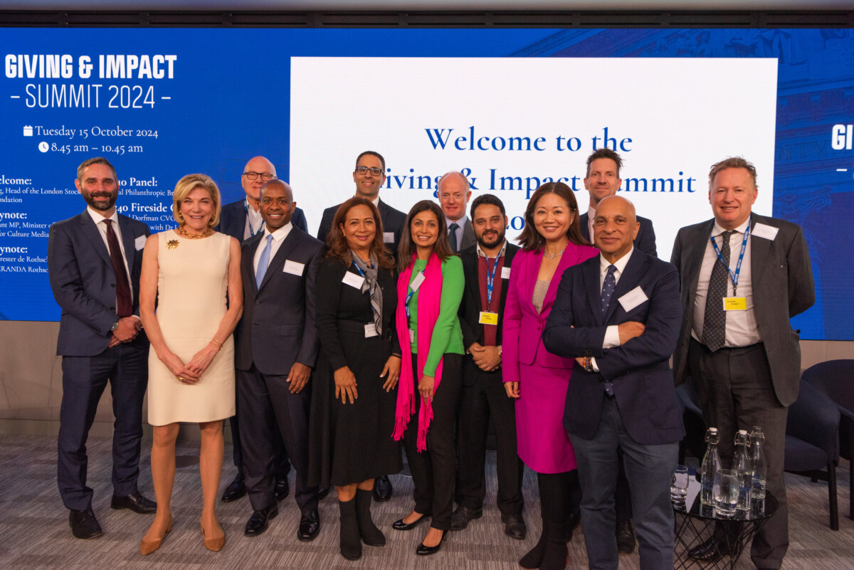 Group shot of speakers at the Giving and Impact Summit. Photo: Fanny Beckman ©Integra