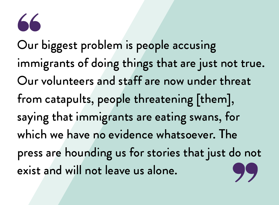 Feedback from NCVO member