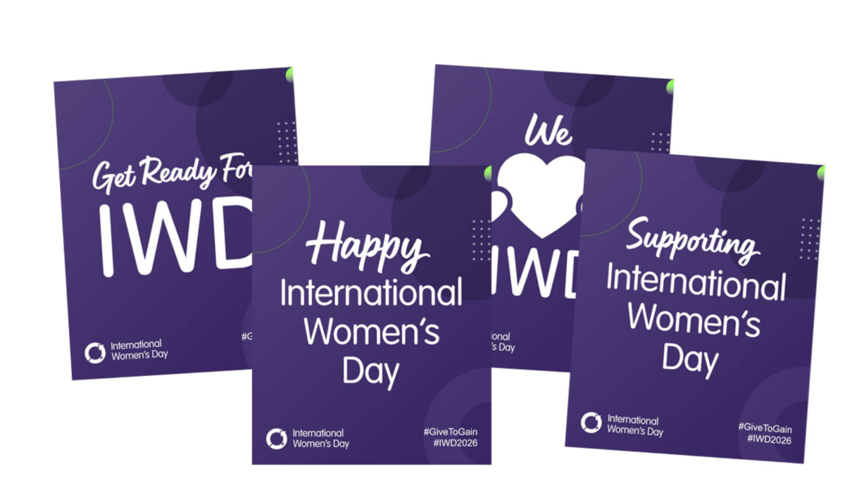 International Women's Day social media cards