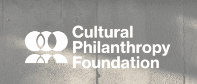 The Cultural Philanthropy Foundation logo, designed by Courtney Ellis.