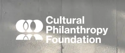 The Cultural Philanthropy Foundation logo, designed by Courtney Ellis.