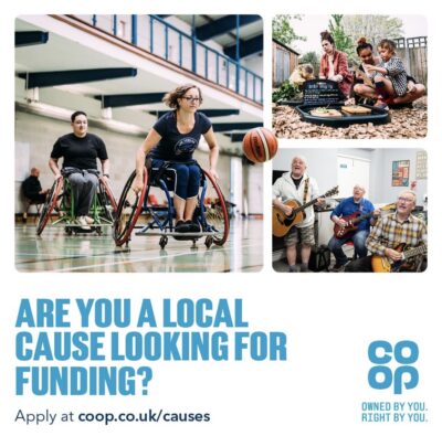 Are you a local cause looking for funding? Co-op.