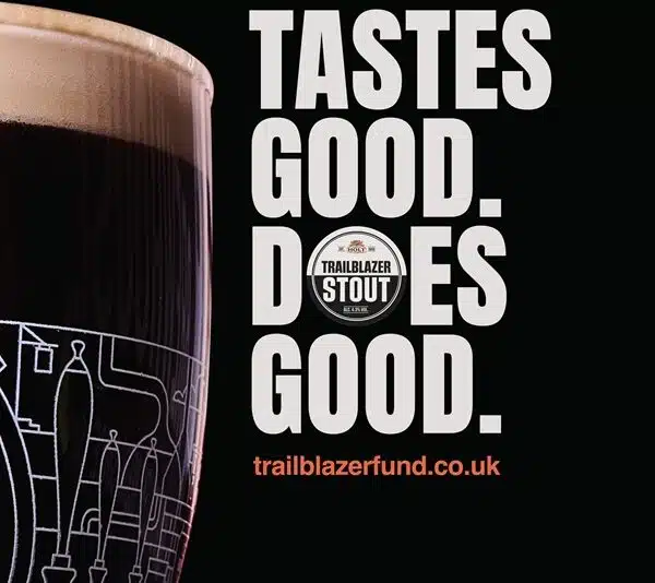 Trailblazer stout - tastes good, does good.