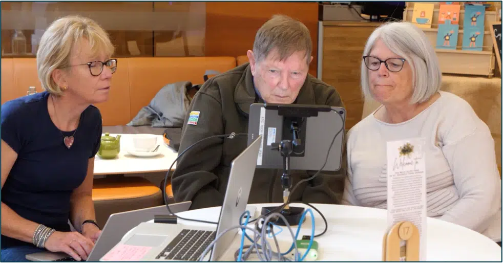 Testing the prototype with Dementia Trust